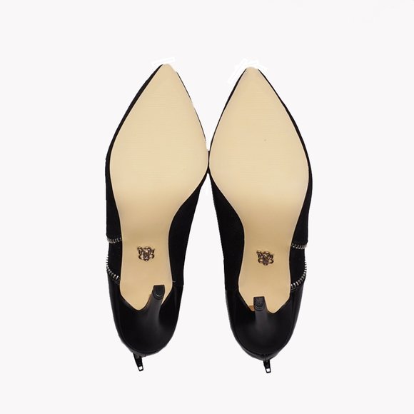 Rock & Republic Corbett Black Pointed Toe Zip Up Ankle Bootie Size 10 NIB - Picture 6 of 6